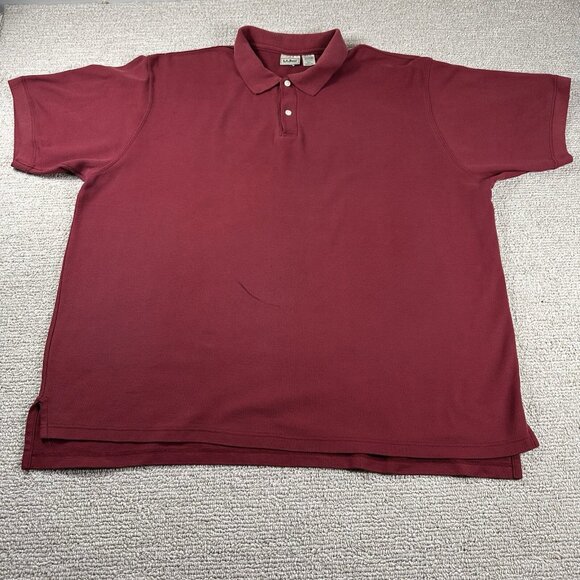 L L Bean Other - L. L. Bean Short Sleeve Polo Shirt Red Men’s Size XXL